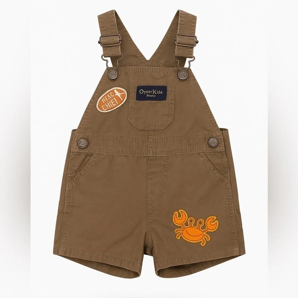 🦀 OshKosh B’gosh Baby Overalls – Size 6 Months 🧡